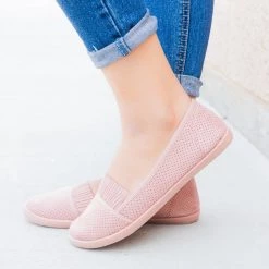 Refresh Beautiful Ruffled Suede Slip-Ons