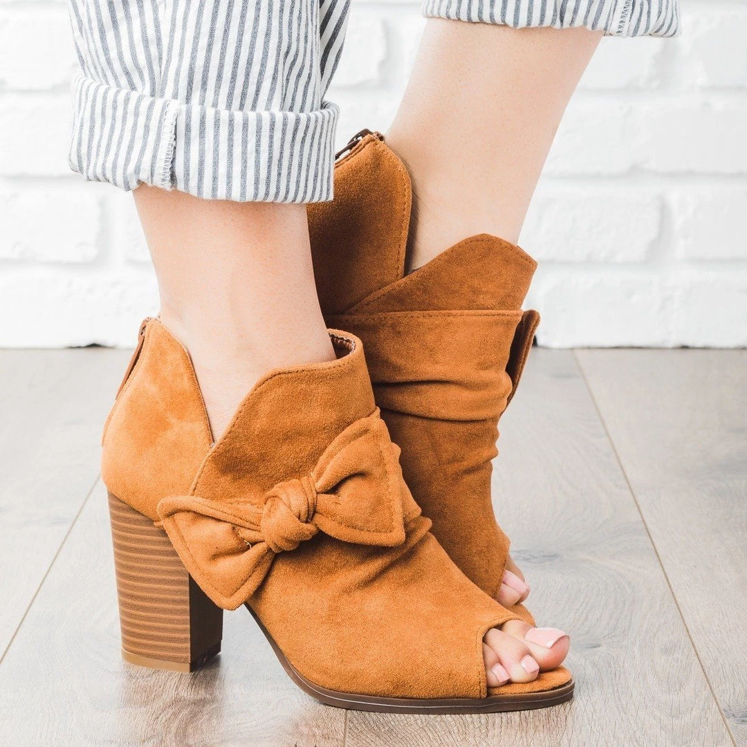 Nature Breeze Beautiful Side Bow Bootie Newest Arrivals 10 Nature Breeze Beautiful Side Bow Bootie Newest Arrivals