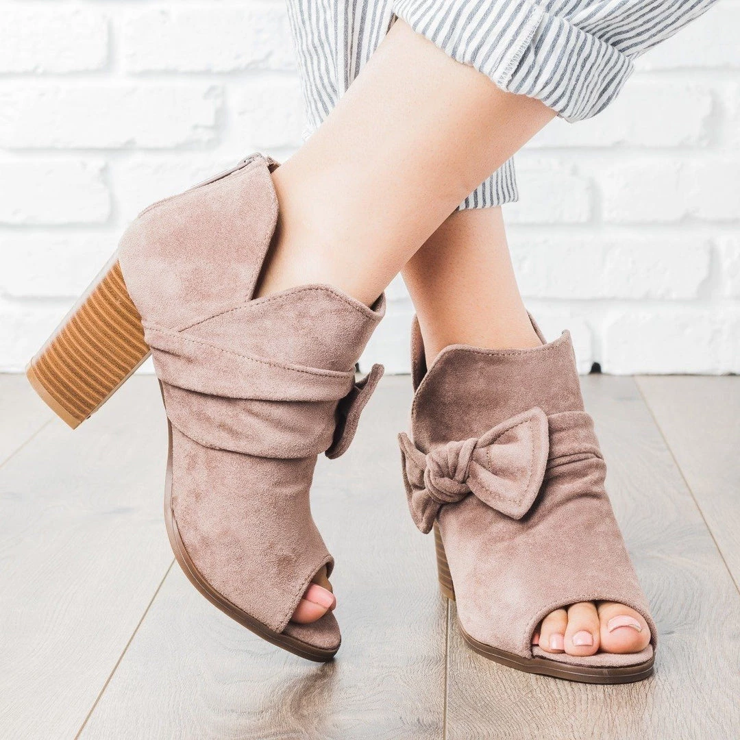 Nature Breeze Beautiful Side Bow Bootie Newest Arrivals 6 Nature Breeze Beautiful Side Bow Bootie Newest Arrivals