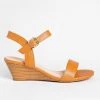 Top Moda Newest Arrivals Beautiful Stacked Sandal Wedges