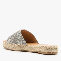 Top Moda Newest Arrivals Bedazzled Espadrille Sandals