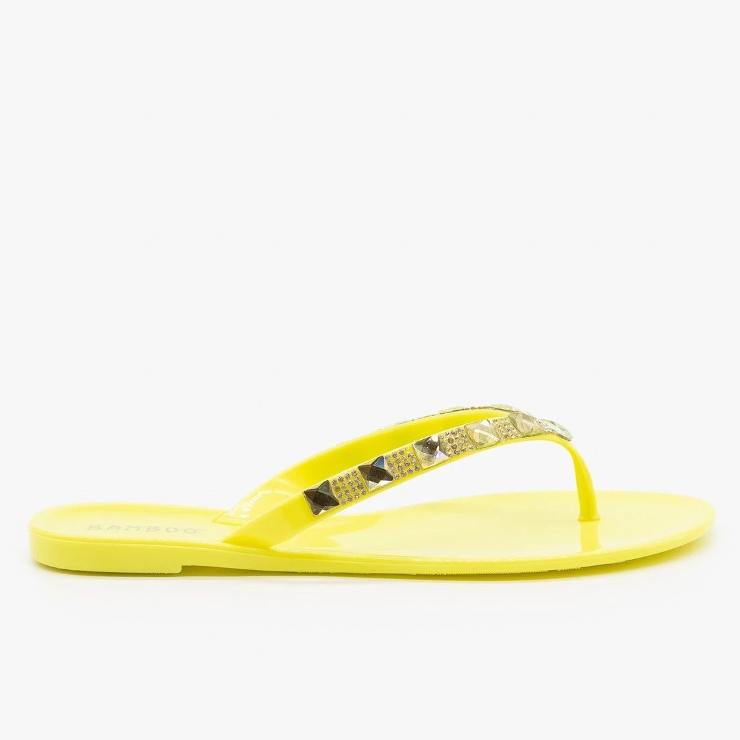 Bamboo Shoes Bedazzled Jelly Flip Flops Newest Arrivals 7 Bamboo Shoes Bedazzled Jelly Flip Flops Newest Arrivals