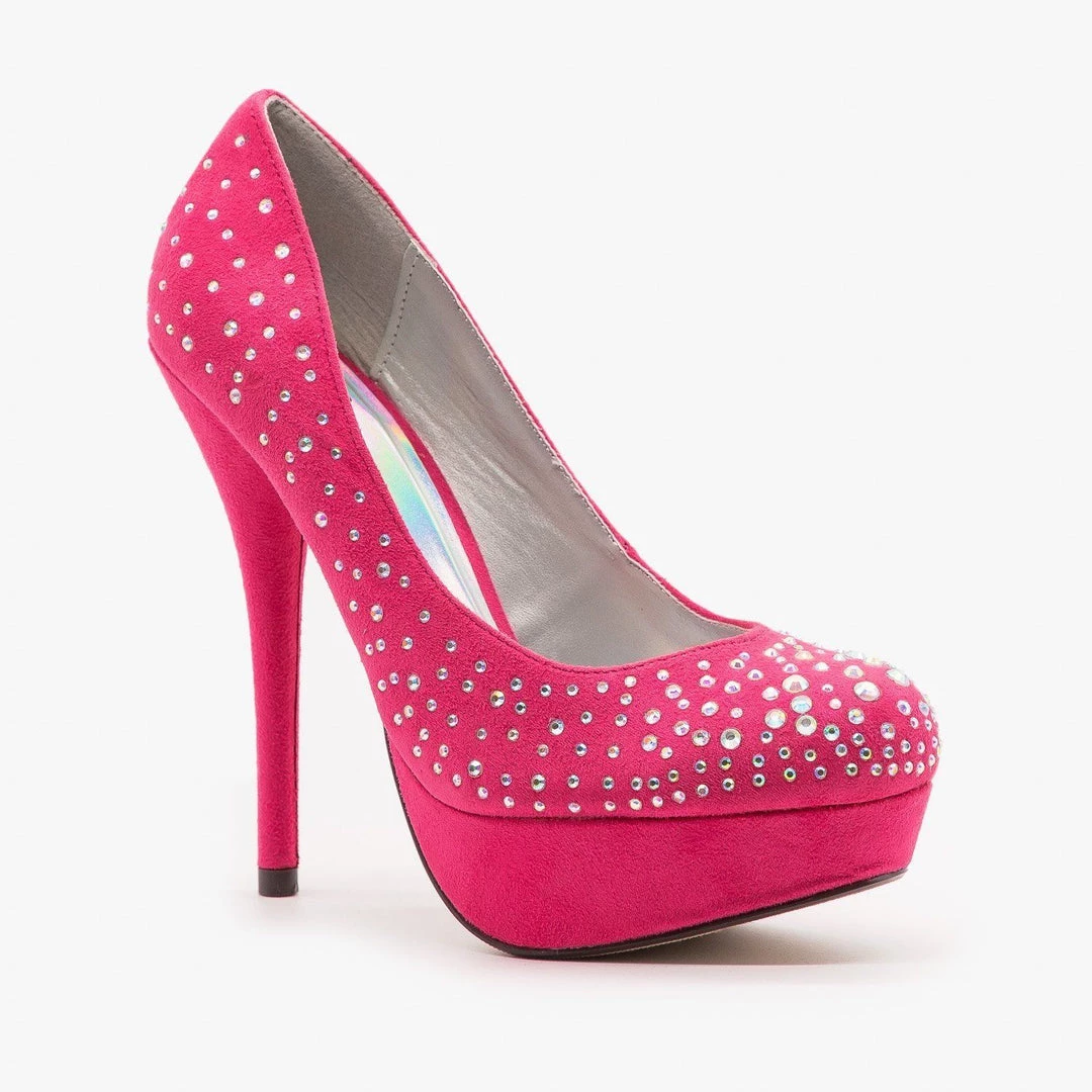 Delicious Shoes Bedazzled Platform Stilettos Newest Arrivals 3 Delicious Shoes Bedazzled Platform Stilettos Newest Arrivals