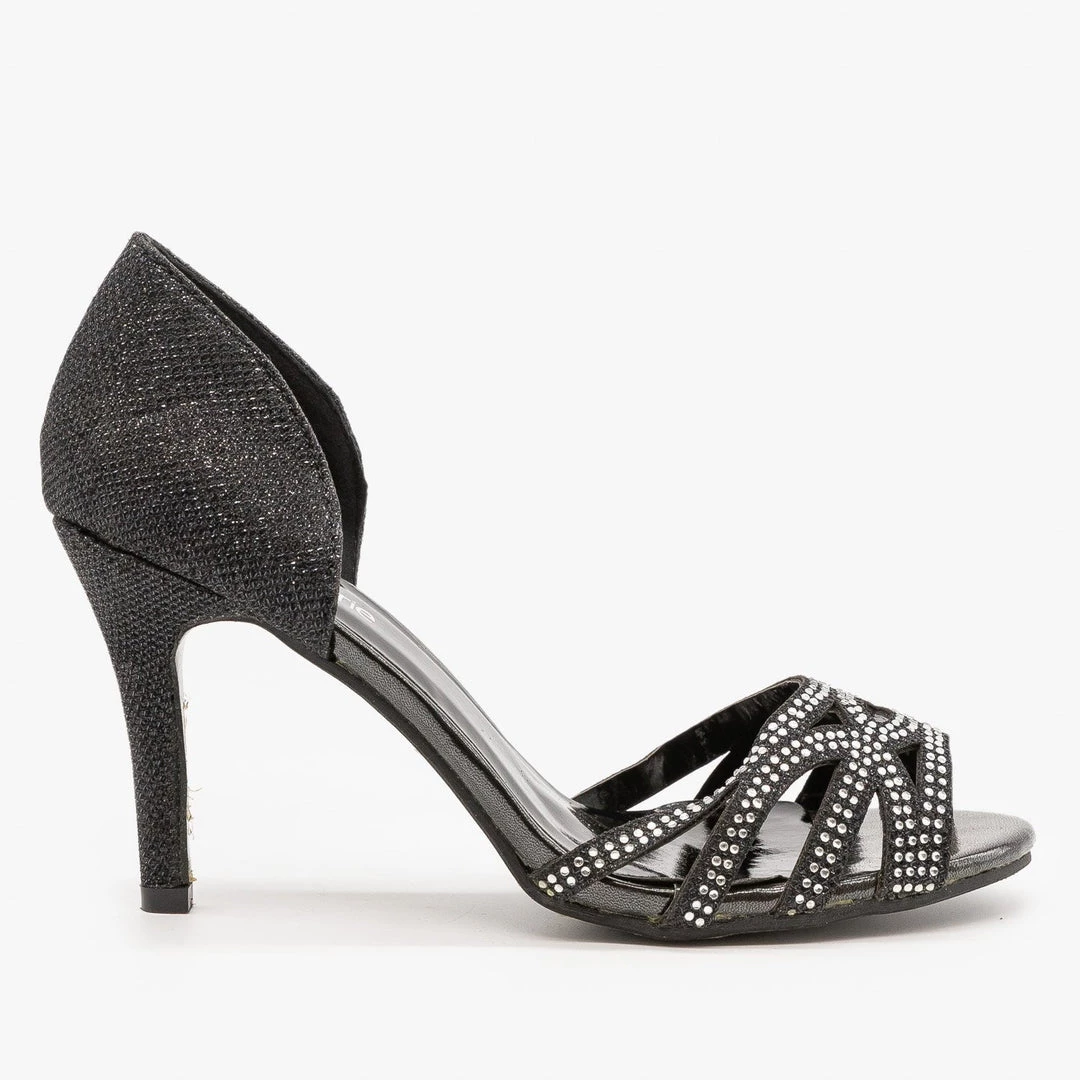 Bella Marie Bedazzled Stiletto Heels 1 Bella Marie Bedazzled Stiletto Heels