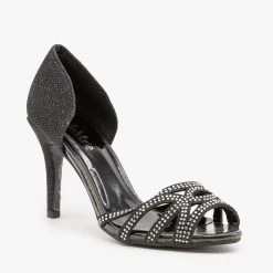 Bella Marie Bedazzled Stiletto Heels