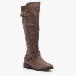 Qupid Shoes Newest Arrivals Belt And Buckle Boots