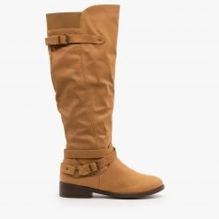 Qupid Shoes Newest Arrivals Belt And Buckle Boots