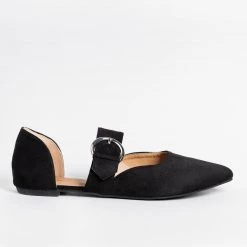 Yoki Belt Buckle D'Orsay Flats