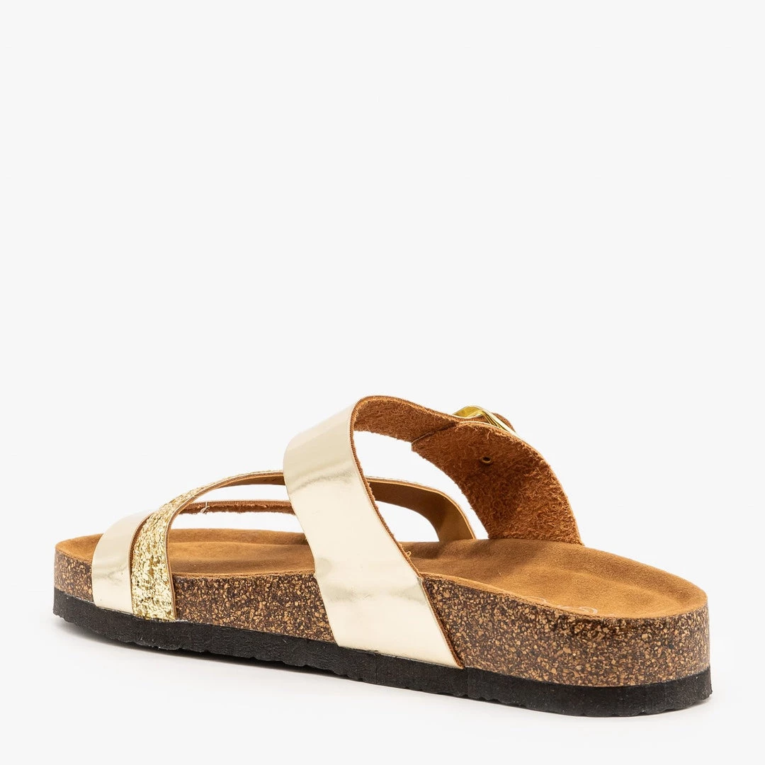 Refresh Newest Arrivals Belt Buckle Glitter Sandals 3 Refresh Newest Arrivals Belt Buckle Glitter Sandals