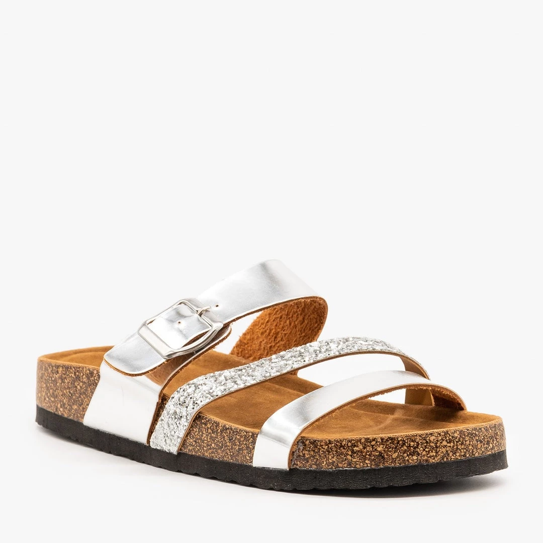 Refresh Newest Arrivals Belt Buckle Glitter Sandals 5 Refresh Newest Arrivals Belt Buckle Glitter Sandals