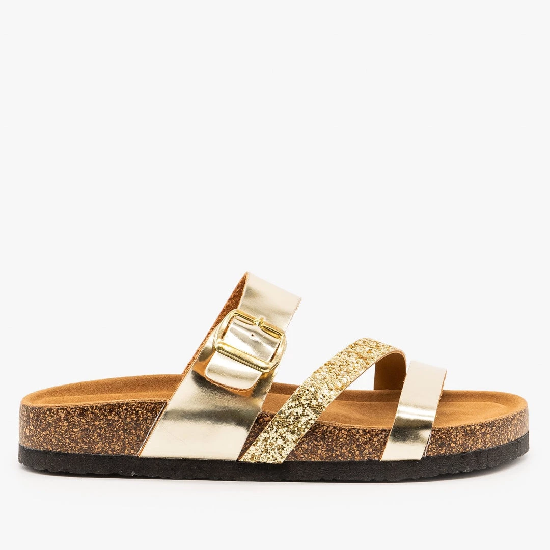 Refresh Newest Arrivals Belt Buckle Glitter Sandals 1 Refresh Newest Arrivals Belt Buckle Glitter Sandals