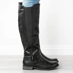 Refresh Belt Buckle Riding Boots 7 Refresh Belt Buckle Riding Boots