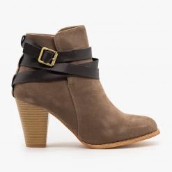 Mi.im Newest Arrivals Belt Wrapped Ankle Booties