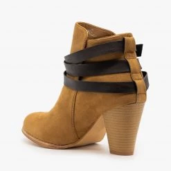 Mi.im Newest Arrivals Belt Wrapped Ankle Booties