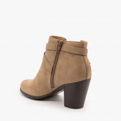 Soda Shoes Belted Ankle Booties