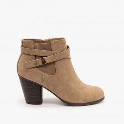 Soda Shoes Belted Ankle Booties