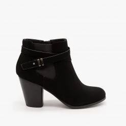 Soda Shoes Belted Ankle Booties