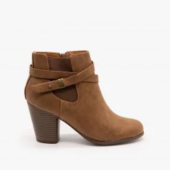 Soda Shoes Belted Ankle Booties