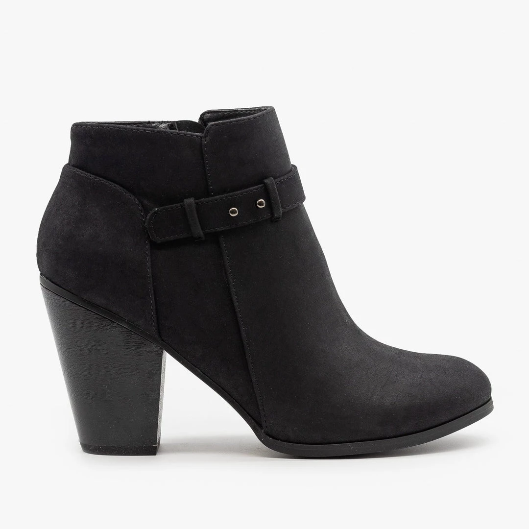 Soda Shoes Belted Ankle Heel Booties Newest Arrivals 8 Soda Shoes Belted Ankle Heel Booties Newest Arrivals