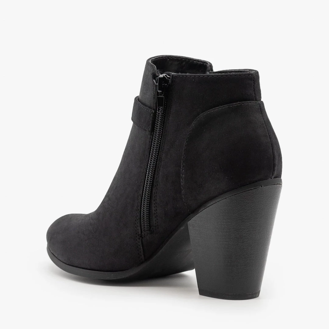 Soda Shoes Belted Ankle Heel Booties Newest Arrivals 4 Soda Shoes Belted Ankle Heel Booties Newest Arrivals