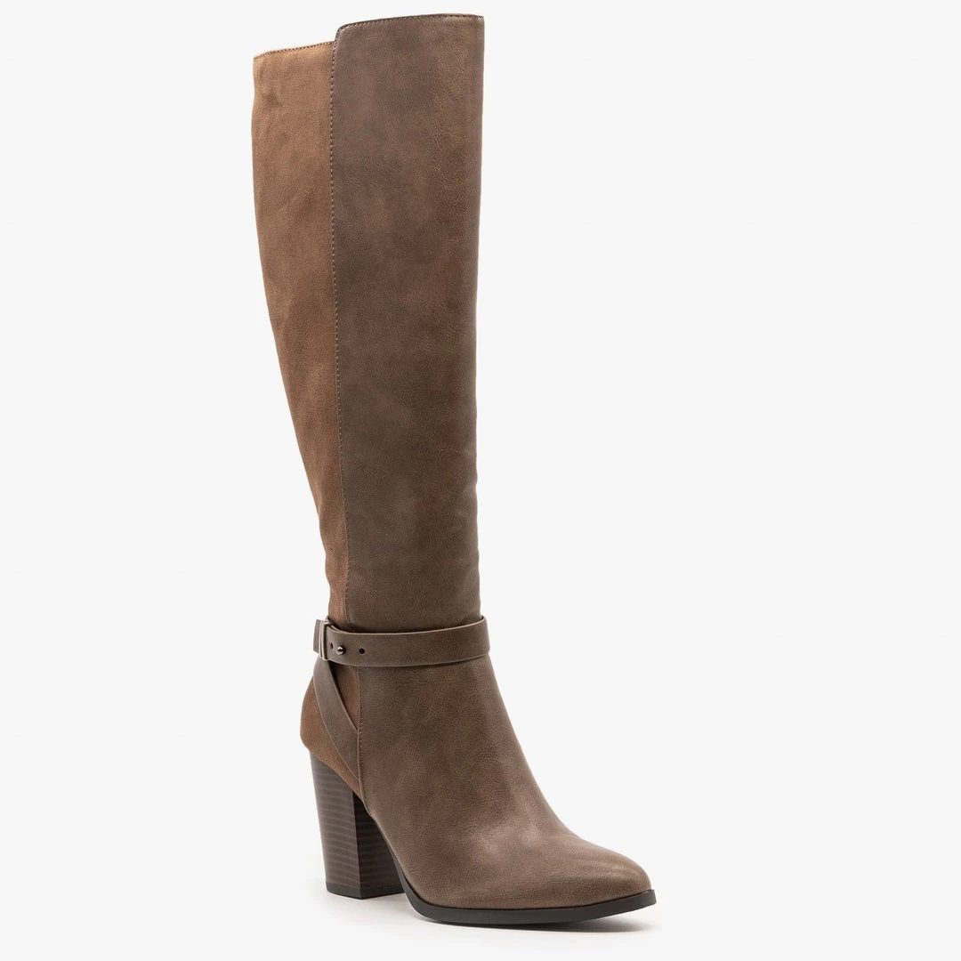 Delicious Shoes Newest Arrivals Belted Knee High Fashion Boots 3 Delicious Shoes Newest Arrivals Belted Knee High Fashion Boots