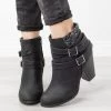 Soda Shoes Belted Knit Sweater Booties Newest Arrivals