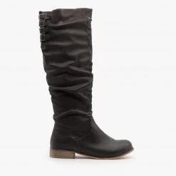 Silver Drew Black Slouchy Riding Boots Newest Arrivals
