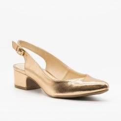 Qupid Shoes Newest Arrivals Block Heel Slingbacks