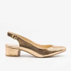 Qupid Shoes Newest Arrivals Block Heel Slingbacks