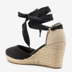 Kayleen Shoes Boho Ankle Tied Espadrille Wedges Newest Arrivals