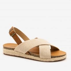 Soda Shoes Boho Crossover Canvas Sandals 13 Soda Shoes Boho Crossover Canvas Sandals