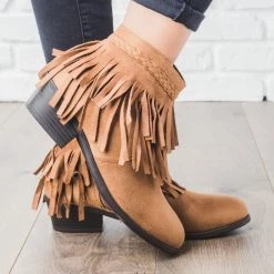 Refresh Boho Fringe Ankle Booties Newest Arrivals 11 Refresh Boho Fringe Ankle Booties Newest Arrivals