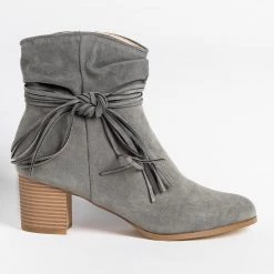 AMS Shoes Boho Fringe Fashion Booties