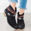 Qupid Shoes Boho Ornamented Ankle Booties Newest Arrivals