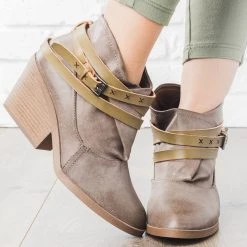 Qupid Shoes Newest Arrivals Boho Oversized Top Bootie