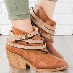 Qupid Shoes Newest Arrivals Boho Oversized Top Bootie