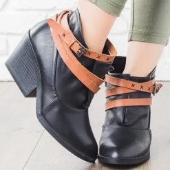 Qupid Shoes Newest Arrivals Boho Oversized Top Bootie