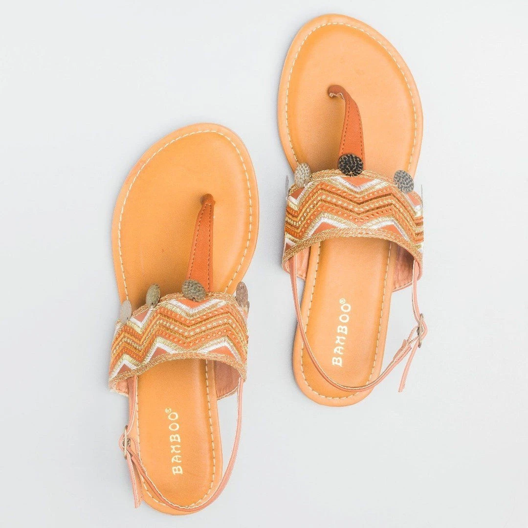 Bamboo Shoes Newest Arrivals Boho T-Strap Sandals 2 Bamboo Shoes Newest Arrivals Boho T-Strap Sandals