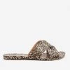 Qupid Shoes Bold Animal Print Sandals Newest Arrivals