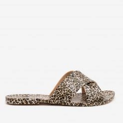 Qupid Shoes Bold Animal Print Sandals Newest Arrivals