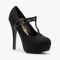 Red Circle Shoes Newest Arrivals Bold Stiletto Platform Pumps