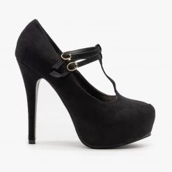 Red Circle Shoes Newest Arrivals Bold Stiletto Platform Pumps