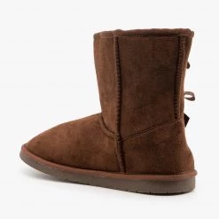 Forever Bow Accent Comfort Booties FINAL SALE Newest Arrivals