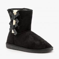 Forever Bow Accent Comfort Booties FINAL SALE Newest Arrivals