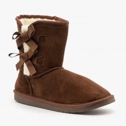 Forever Bow Accent Comfort Booties FINAL SALE Newest Arrivals