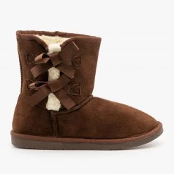 Forever Bow Accent Comfort Booties FINAL SALE Newest Arrivals