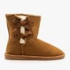 Forever Bow Accent Comfort Booties FINAL SALE Newest Arrivals