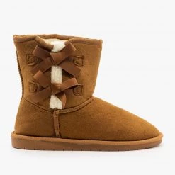 Forever Bow Accent Comfort Booties FINAL SALE Newest Arrivals