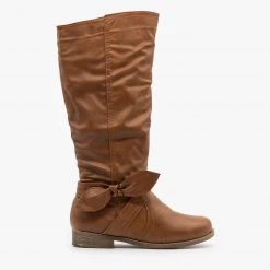 Fashion Focus Bow Detail Riding Boots Newest Arrivals
