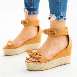 Bamboo Shoes Bow Tie Espadrille Flatform Sandals 13 Bamboo Shoes Bow Tie Espadrille Flatform Sandals